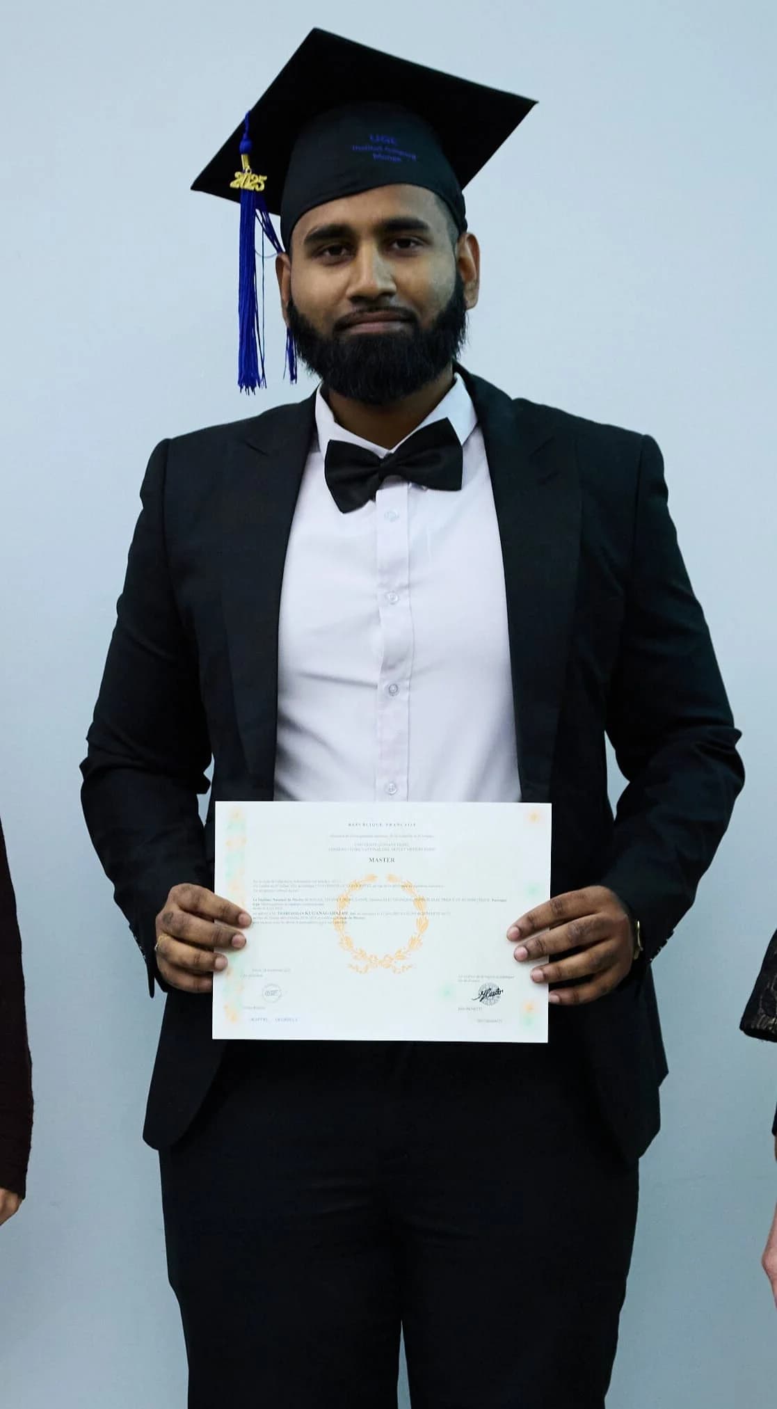 Diplôme de Master 2 Microsystèmes et Capteurs Communicants obtenu par le créateur de Shadmatic